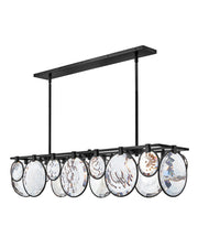 Nala 8-Light Linear Pendant in Black
