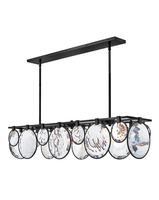 Nala 8-Light Linear Pendant in Black