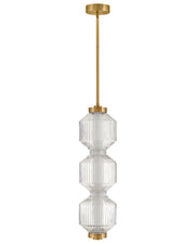 Reign Mini Pendant in Lacquered Brass