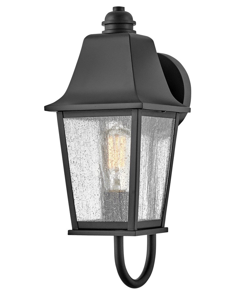 Kingston Medium Outdoor Wall Lantern in Black