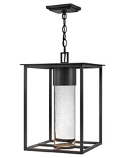 Coen Outdoor Hanging Lantern in Black