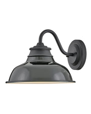 Wallace Medium Outdoor Wall Sconce in Museum Black