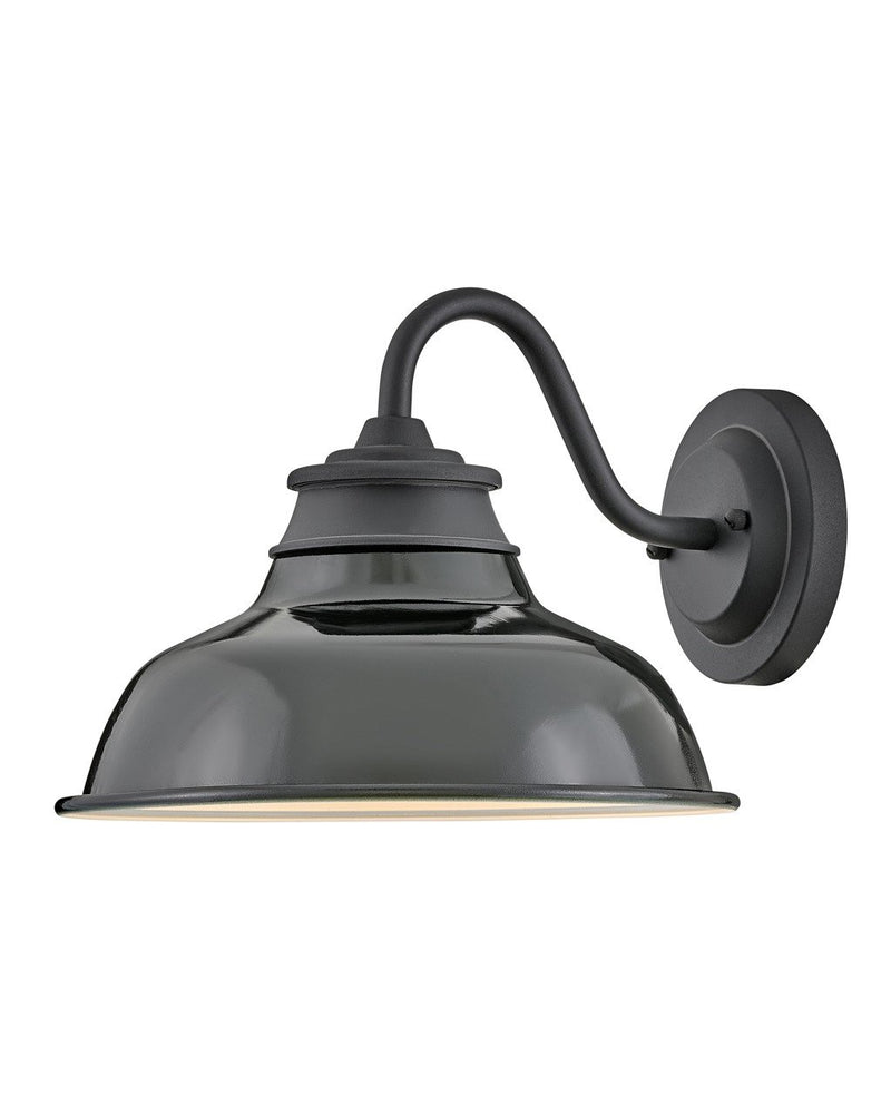 Wallace Medium Outdoor Wall Sconce in Museum Black