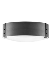 Sawyer 3-Light Outdoor Flush Mount in Black