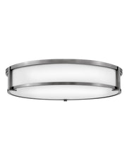 Lowell 4-Light Flush Mount in Antique Nickel
