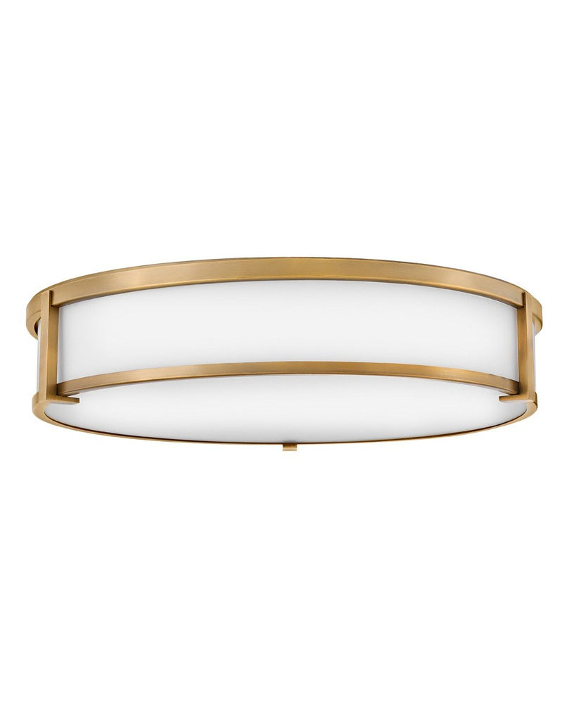 Lowell 4-Light Flush Mount in Brushed Bronze