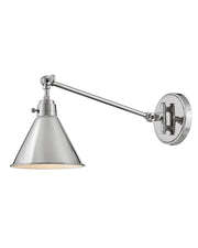 Arti 10.25" Swing Arm Wall Lamp in Polished Nickel