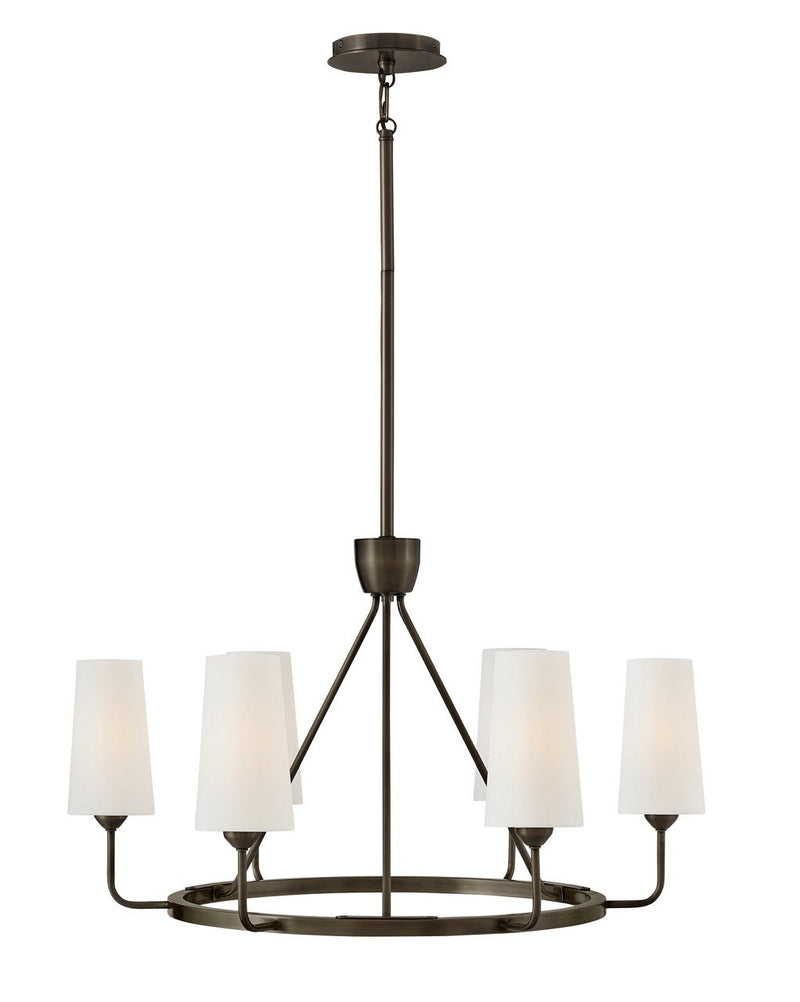 Lewis 6-Light Chandelier in Black Oxide