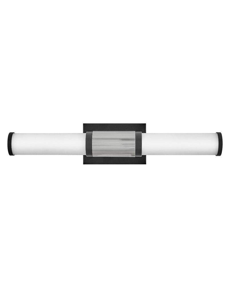 Zevi Medium Bath Vanity Light in Black
