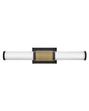 Zevi Medium Bath Vanity Light in Black