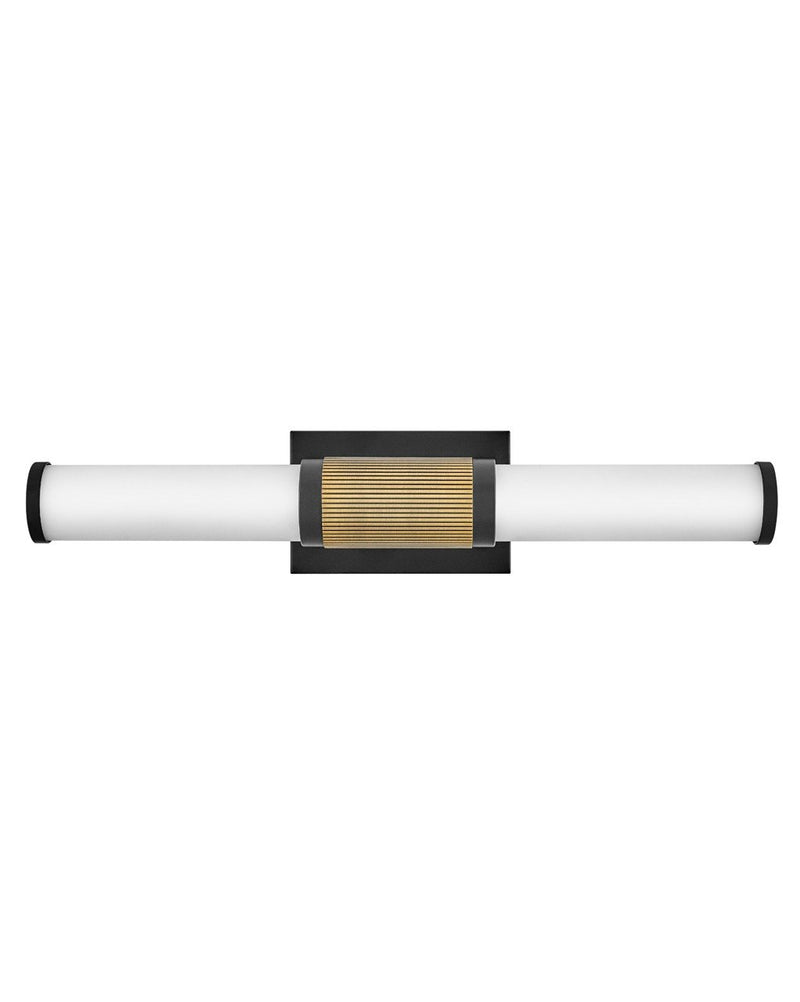 Zevi Medium Bath Vanity Light in Black