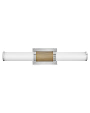 Zevi Medium Bath Vanity Light in Polished Nickel