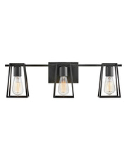 Filmore 3-Light Bath Vanity Light in Black