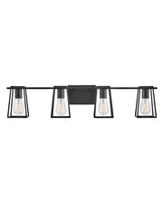 Filmore 4-Light Bath Vanity Light in Black
