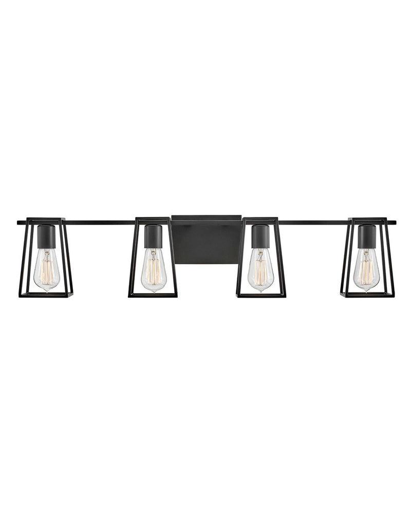 Filmore 4-Light Bath Vanity Light in Black