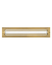Lucien LED Bath Vanity Light in Lacquered Brass
