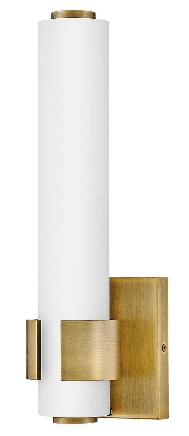 Aiden Bath Sconce in Lacquered Brass