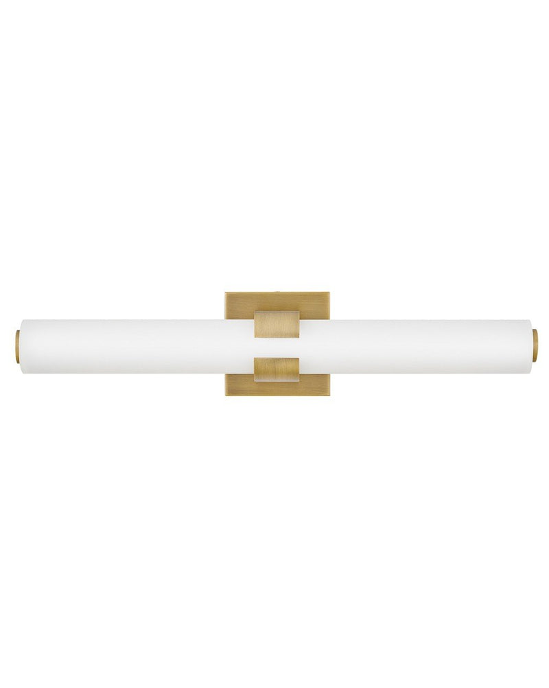 Aiden 23" Bath Vanity Light in Lacquered Brass