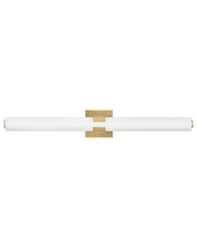 Aiden 31" Bath Vanity Light in Lacquered Brass