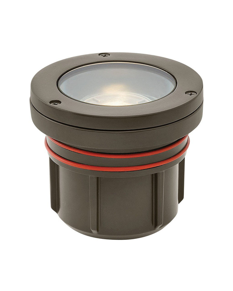 120V Variable Output Flat Top Well Light in Bronze