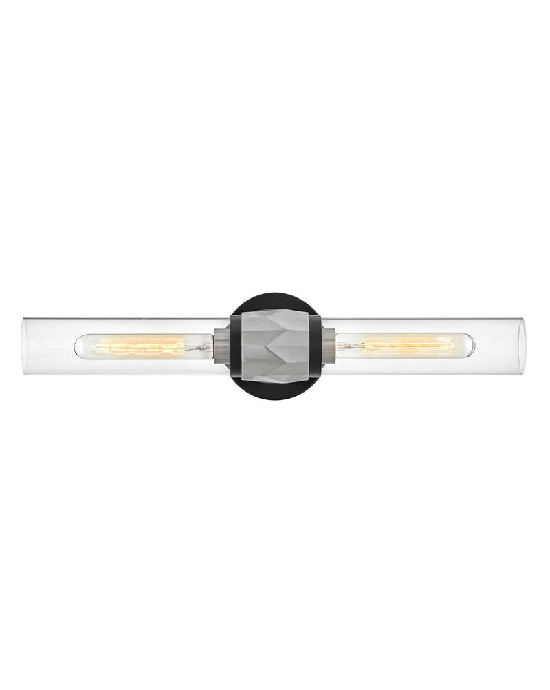 Ellison 2-Light Bath Vanity Light in Black