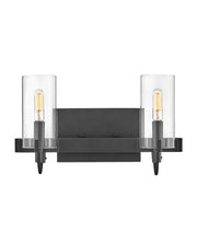 Ryden 2-Light Bath Vanity Light in Black