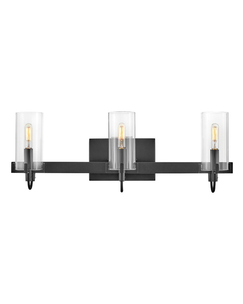 Ryden 3-Light Bath Vanity Light in Black