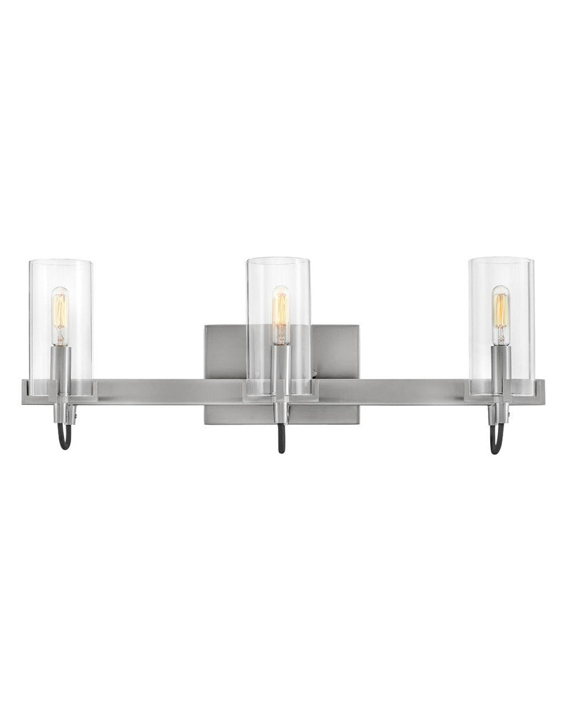 Ryden 3-Light Bath Vanity Light in Brushed Nickel
