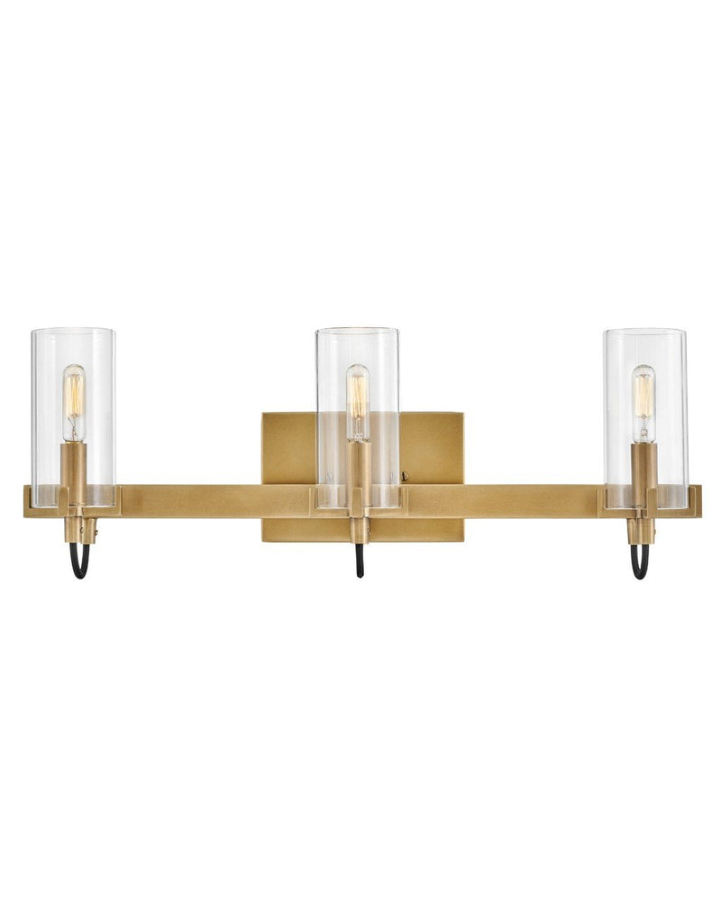 Ryden 3-Light Bath Vanity Light in Heritage Brass