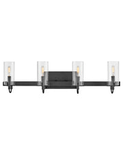 Ryden 4-Light Bath Vanity Light in Black