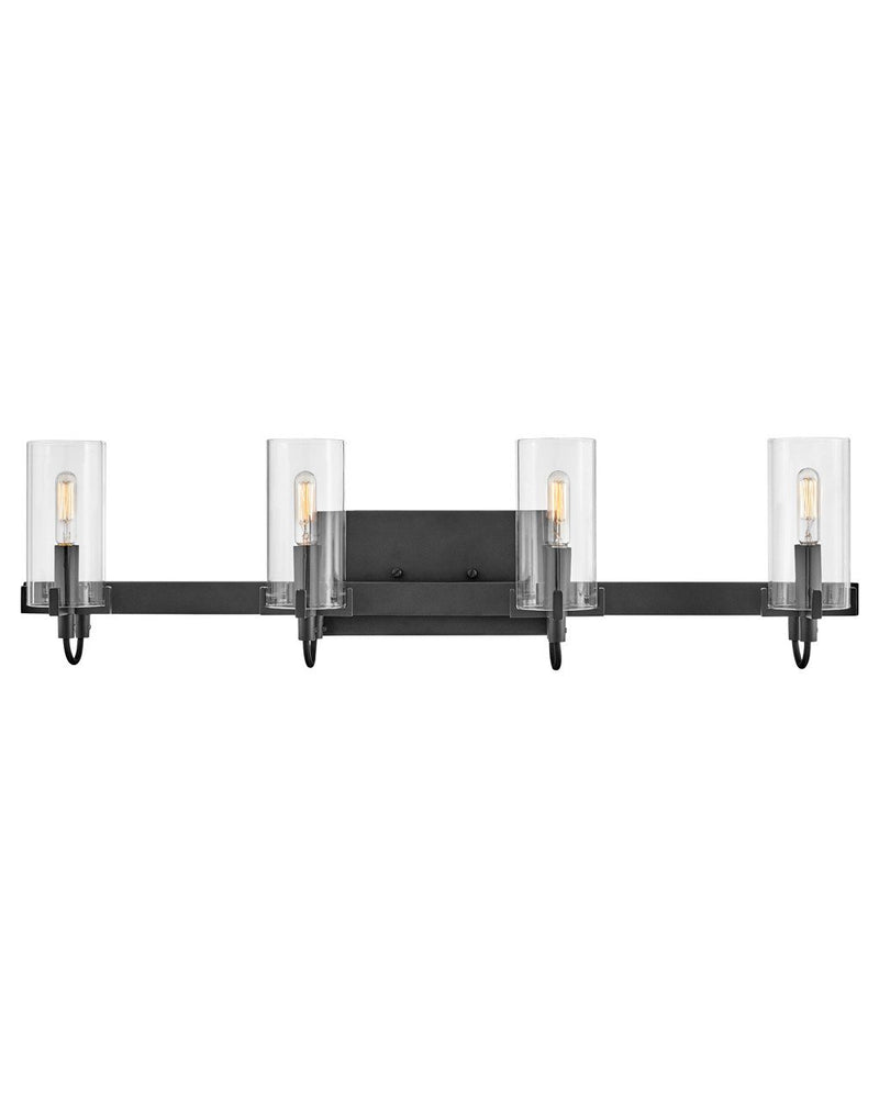 Ryden 4-Light Bath Vanity Light in Black