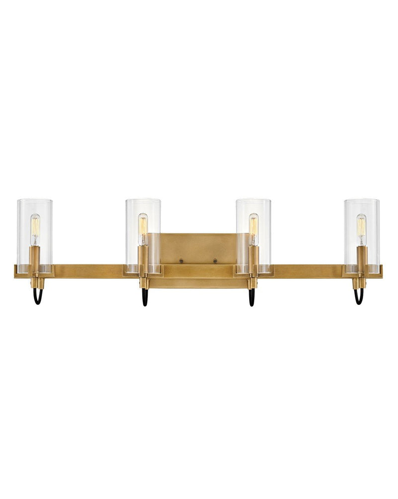 Ryden 4-Light Bath Vanity Light in Heritage Brass