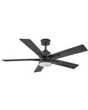 Alta 52" Outdoor Smart Ceiling Fan with Light in Matte Black