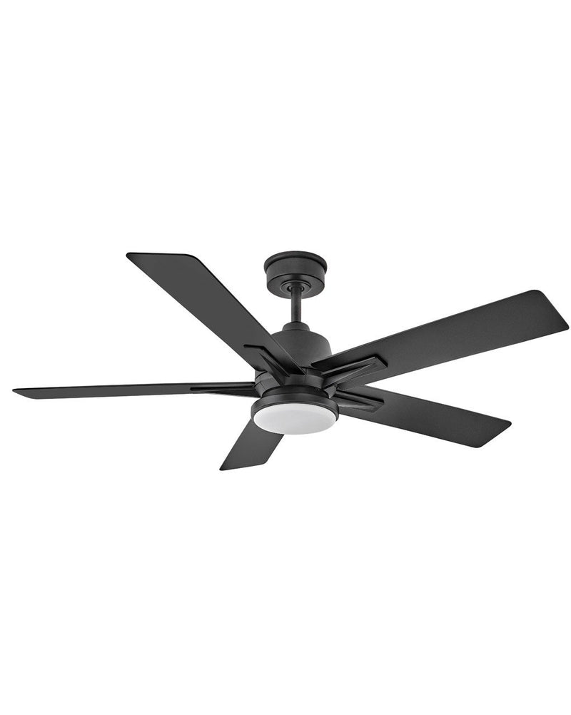 Alta 52" Outdoor Smart Ceiling Fan with Light in Matte Black