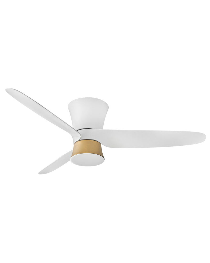 Neo 52" Outdoor Smart Ceiling Fan with Light in Matte White