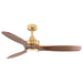 Curtiss 52" Ceiling Fan in Satin Brass - Lamps Expo