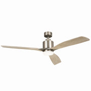 Ridley II 60" Ceiling Fan with Light in Antique Pewter