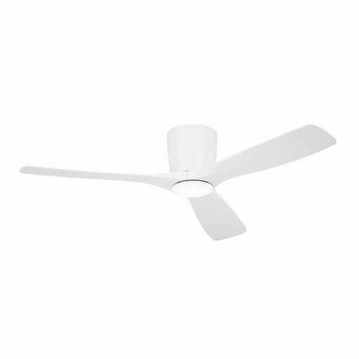 Volos 54" Ceiling Fan with Light in Matte White