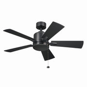 Lucian II 42" Ceiling Fan in Satin Black