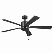 Lucian II 52" Ceiling Fan in Satin Black