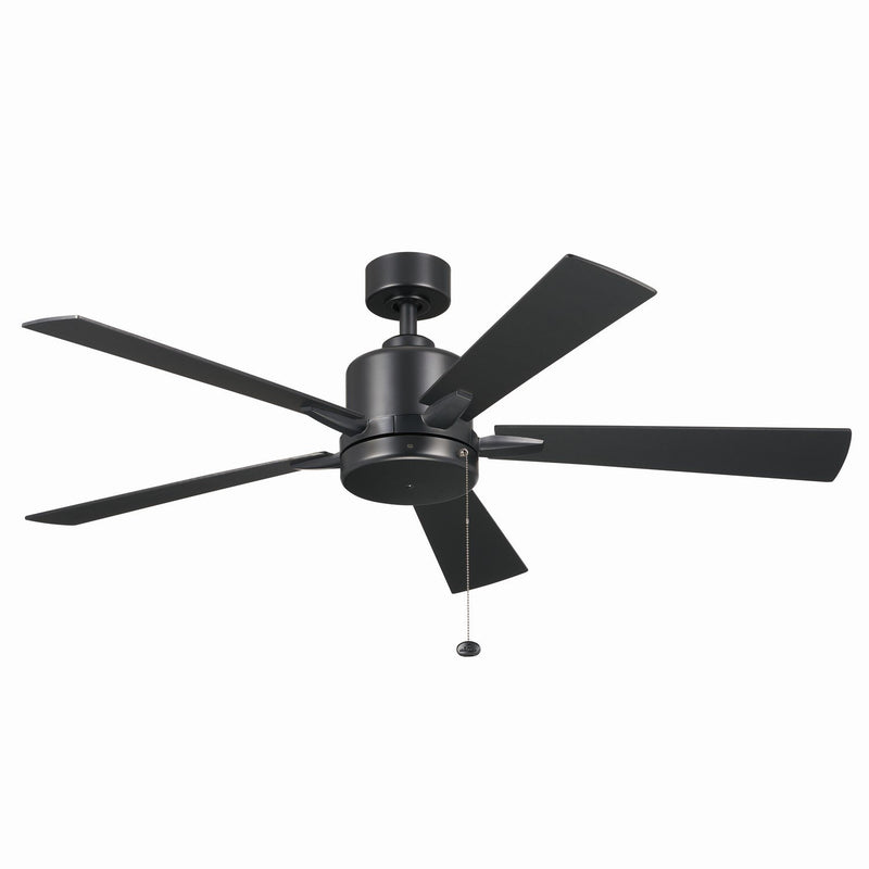 Lucian II 52" Ceiling Fan in Satin Black