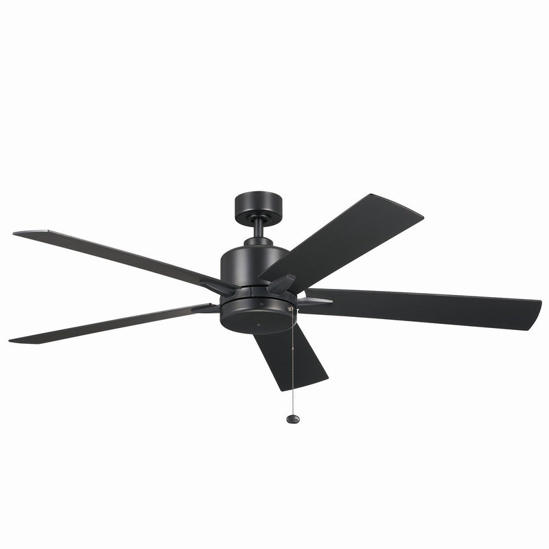 Lucian II 60" Ceiling Fan in Satin Black