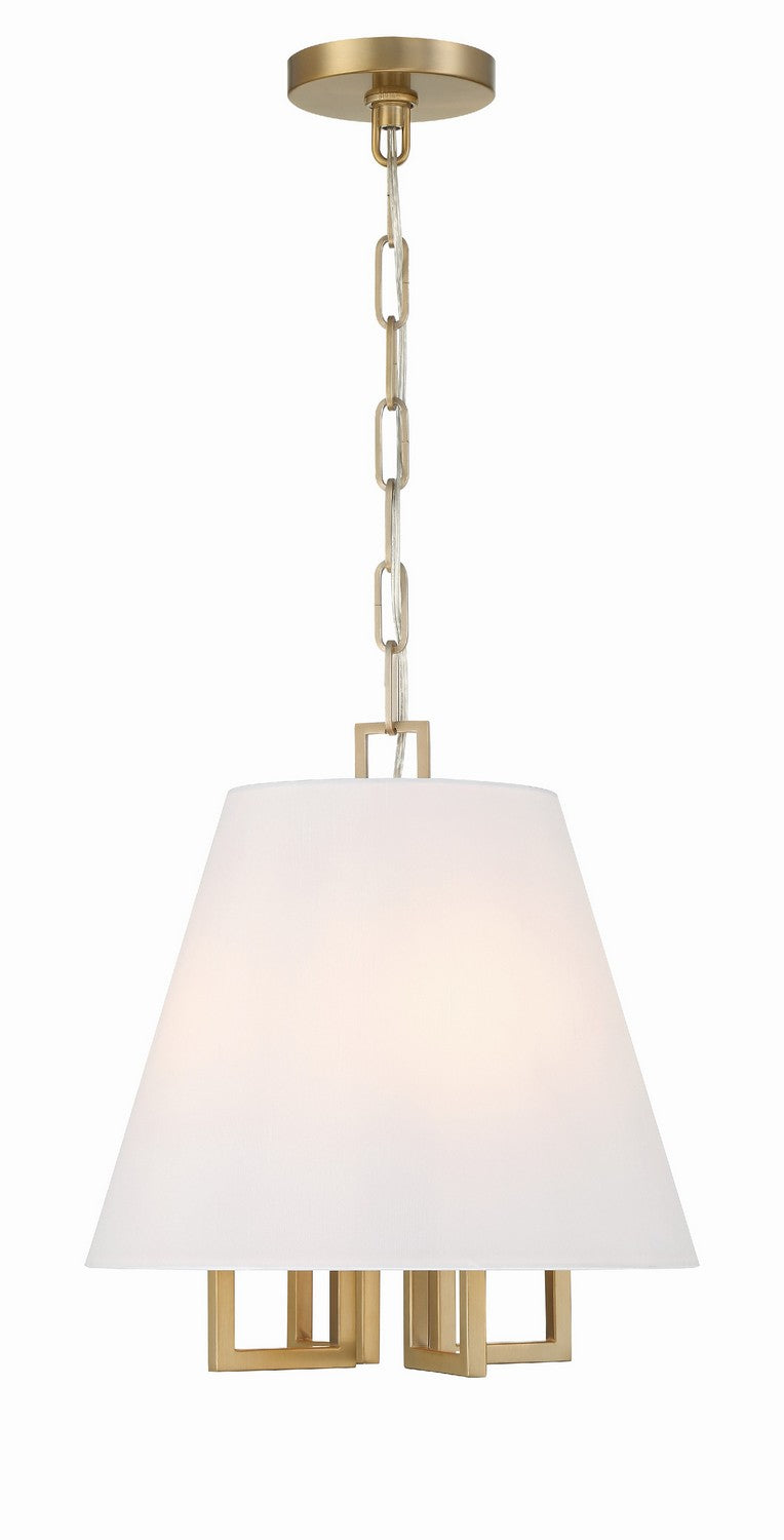 Westwood 4-Light Mini Chandelier in Vibrant Gold - Lamps Expo