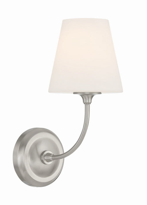 Sylvan 1-Light Wall Mount in Brushed Nickel - Lamps Expo
