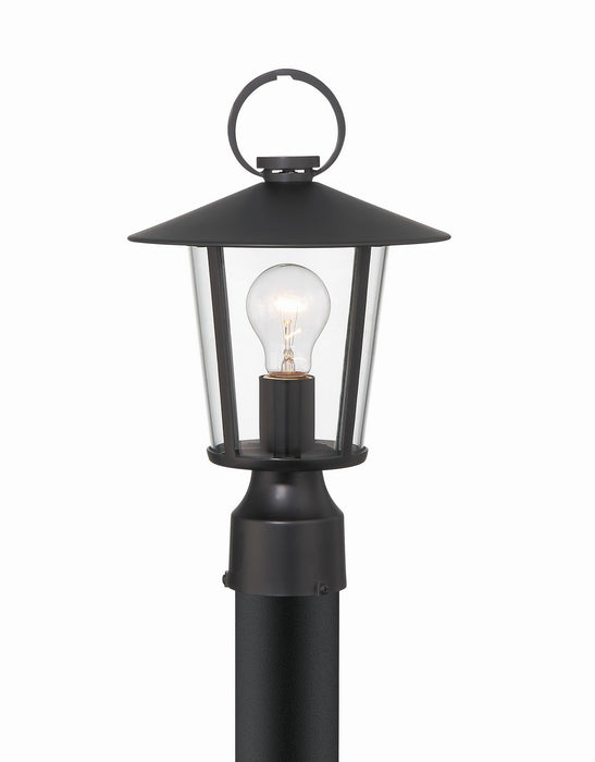 Andover 1-Light Outdoor Post Mount in Matte Black - Lamps Expo
