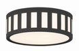 Kendal 3-Light Ceiling Mount in Black Forged - Lamps Expo