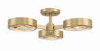 ORS-733-MG- Orson 3-Light Ceiling Mount in Modern Gold by Crystorama