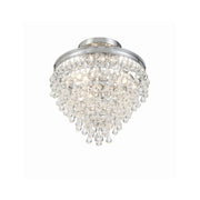 Calypso 3 Light 13" Semi Flush Mount in Polished Chrome