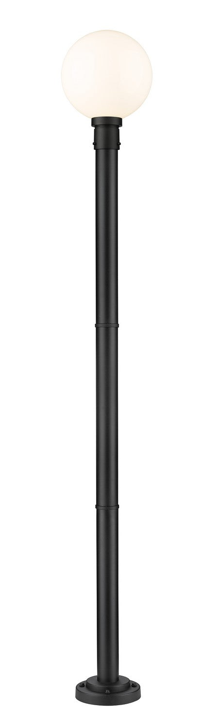 Laurent One Light Outdoor Post Mount in Black - Lamps Expo