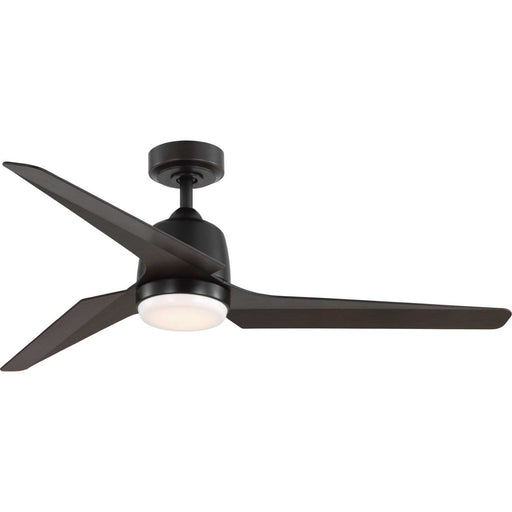 Upshur 52" Outdoor Ceiling Fan with Light in Antique Bronze